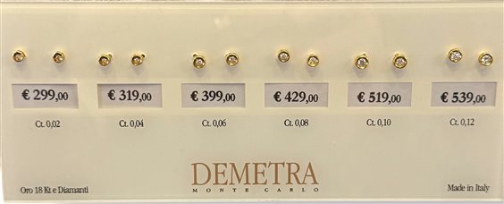 Pendientes Demetra Mujer ESSENTIAL in Oro amarillo Diamante 0.02 Ct 021.002.Y.A3 - 021.002.Y.A3